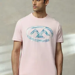 Mufti Men Graphic Printed Round Neck Cotton Slim Fit T-shirt-picture-38