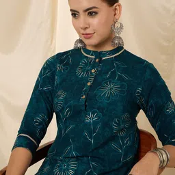 Anouk Women Floral Printed Kurta image 4