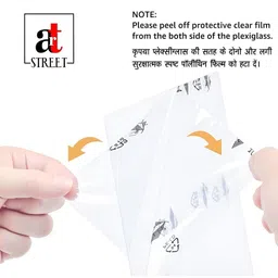 Art Street Brown & White Table Photo Frame With Back Stand image 4