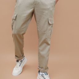 Fame Forever by Lifestyle Men Regular Fit Mid-Rise Cargos Trousers-picture-26
