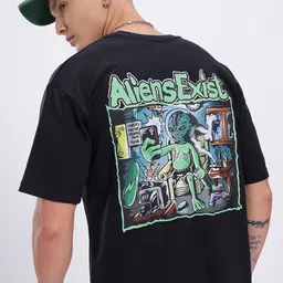 glitchez Printed Oversized Fit T-shirt-picture-21