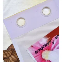 Disney By Kuber Mart Industries Mickey Print Polyester Special Blackout Crush Eyelet Door Curtain - Yellow image 4