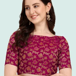 Moda Rapido Woven Design Saree Blouse-picture-30
