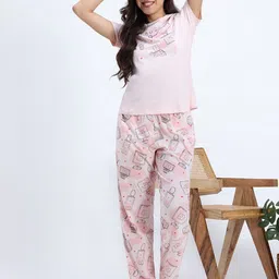 Zivame Women Printed Night suit-image-44