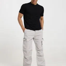 SAINT JONES Men Original Relaxed Fit High-Rise Cargos Trousers-picture-12