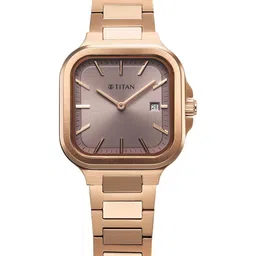 Titan Women Slim Square Quartz Analogue Watch - 95291WM01-picture-29