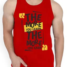 WOOSTRO Men Pack Of 2 Printed Innerwear Vests - RS26 CMB (MORE NAVY) (MORE RED) image 2