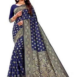 KALINI Woven Design Zari Pure Silk Kanjeevaram Saree-picture-28