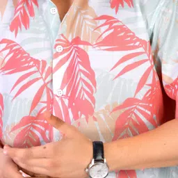 BROWN BROTHERS Unisex Relaxed Multi Stripes Opaque Printed Casual Shirt image 2