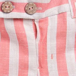 LITTLE COLLARS Boys Striped Coat with Shorts image 2