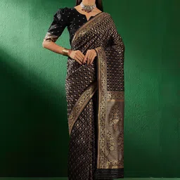 Suha Woven Design Zari Art Silk Banarasi Saree-image-68