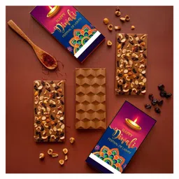 Expelite Happy Diwali Chocolate Gift Bar - 100gm image 5