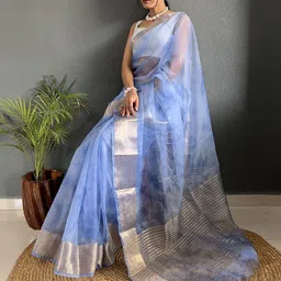 V3 FASHION STUDIO Woven Design Kanjeevaram Saree image 2