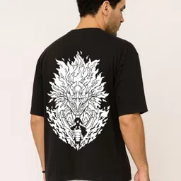 Be Crazy Men Printed Raw Edge T-shirt-picture-13