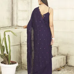 Tikhi Imli Mirror Work Saree image 5