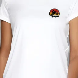 DressBerry Women White Polyester Printed Tshirts-picture-14