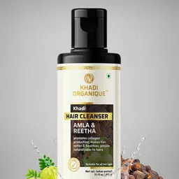 Khadi Organique Set Of 2 Khadi Hair Cleanser With Amla & Reetha - 210ml Each-picture-32