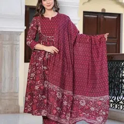 Cotton Women Kurti With Dupatta & Bottomwear-picture-30