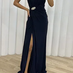 StyleCast Navy Blue Sleeveless Party Maxi Dress-picture-24