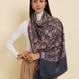 Pashmoda Embroidered Woolen Shawl image 2