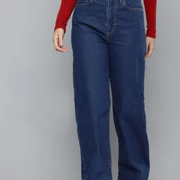 Levis Women Wide Leg High-Rise Stretchable Jeans image 1