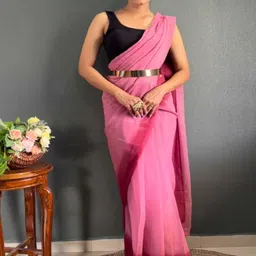 KALINI Pure Crepe Ready to Wear Jamdani Saree-picture-11