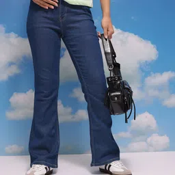 CORSICA Women High-Rise Stretchable Bootcut Jeans-image-15