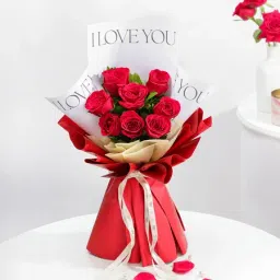 Ever After Red Roses Anniversary Bouquet image 2