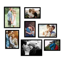 Art Street Set Of 9 Black Solid Individual Photo Frames image 2