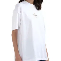 CALVIN KLEIN Bright White Cotton T-Shirt image 3