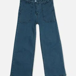 Allen Solly Junior Kids Blue Cotton Jeans image 1