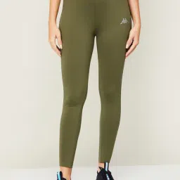 KAPPA Olive Green High Rise Tights-image-25