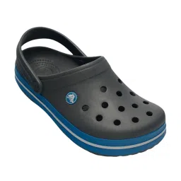 Crocs Classic Grey & Blue Clogs image 2