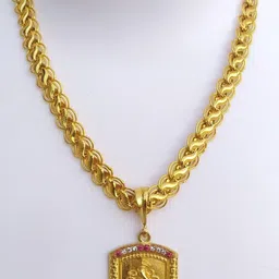Jemeefly Gold-Plated Square Pendants with Chains-picture-31
