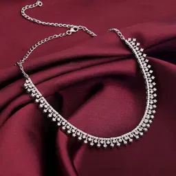 GIVA 92.5 Sterling Silver Triad Of Shine Necklace-picture-43