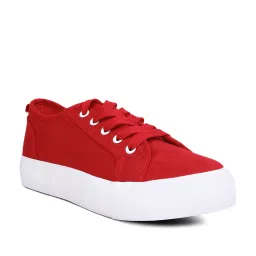 London Rag Women's Glam Doll Red Sneakers image 2