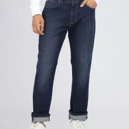 Lee Blue Cotton Comfort Fit Jeans image 1