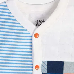 MINIKLUB Boys Marshmallow Checks Full Sleeves Jacket image 3