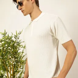 Thomas Scott White Regular fit Self T-Shirts image 1