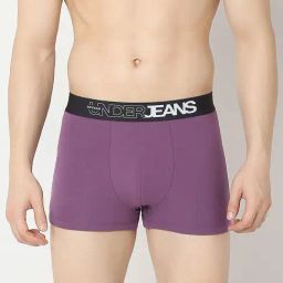 Underjeans By Spykar Assorted Cotton Regular Fit Trunks - Set Of 2-picture-16