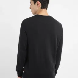 Levi's Black Cotton Skinny Fit Logo Printed Sweatshirt image 2