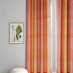 Fabindia Home Zinat Multicolor Cotton 5 ft Window Curtain-image-47