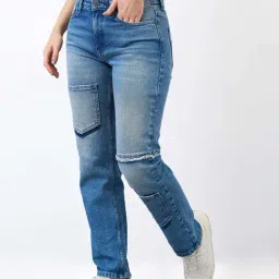 SPYKAR Blue Solid Jeans image 3