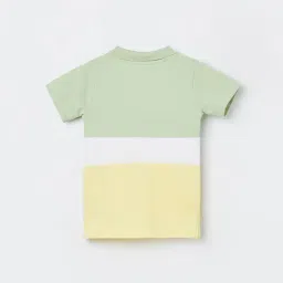 Juniors by Lifestyle Boys Multicolored Cotton Color Block Polo T-Shirt image 2