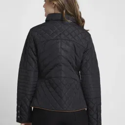 Spykar Black Regular Fit Puffer Jacket image 2
