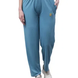 Vimal Jonney Grey & Blue Cotton Track Pants - Pack Of 2 image 2