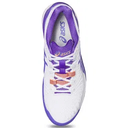Asics Women's GEL-Resolution 9 White Tennis Shoes image 3
