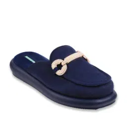 Catwalk Women's Blue Mule Shoes-image-68