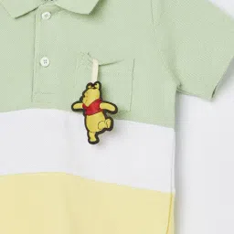 Juniors by Lifestyle Boys Multicolored Cotton Color Block Polo T-Shirt image 3