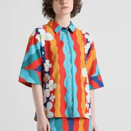 Only Multicolor Printed Shirt image 2